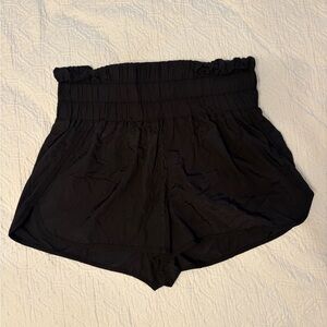 FP Movement by Free People High-Waisted Black Shorts
